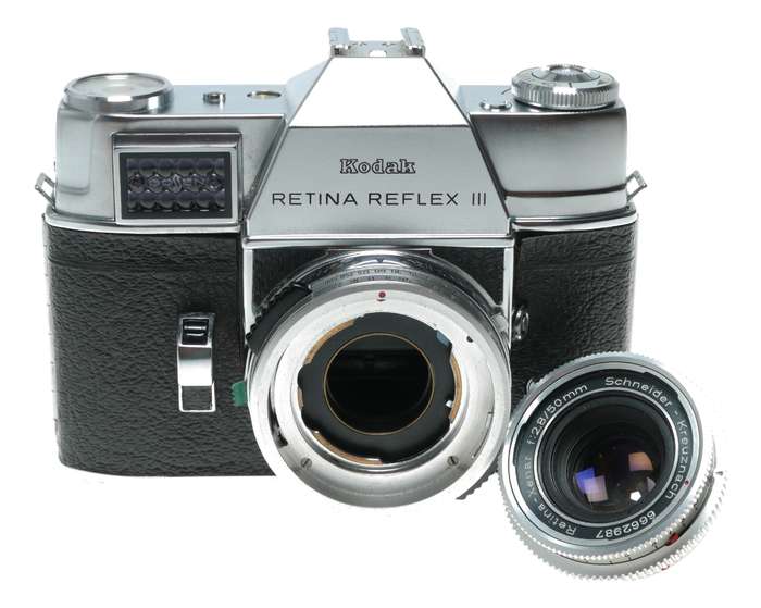 Kodak Retina Reflex III 35mm Film SLR Camera Xenar 1:2.8/50