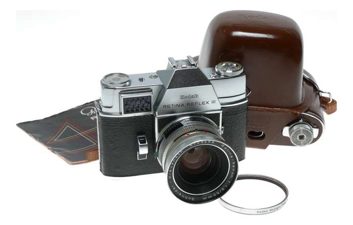 Kodak Retina Reflex III 35mm Film SLR Camera Xenon f:1.9/50