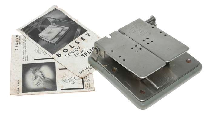 Bolsey Senior Film Splicer for 16mm 8mm Sound or Silent Movie Cine Film
