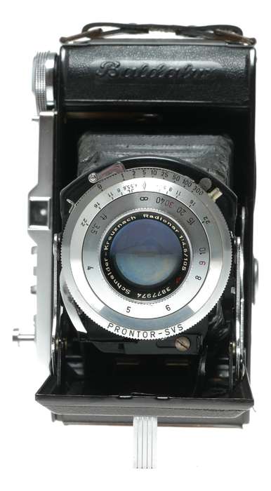 Balda Baldalux 6x9 Folding 120 Roll Film Camera Radionar 4.5/105