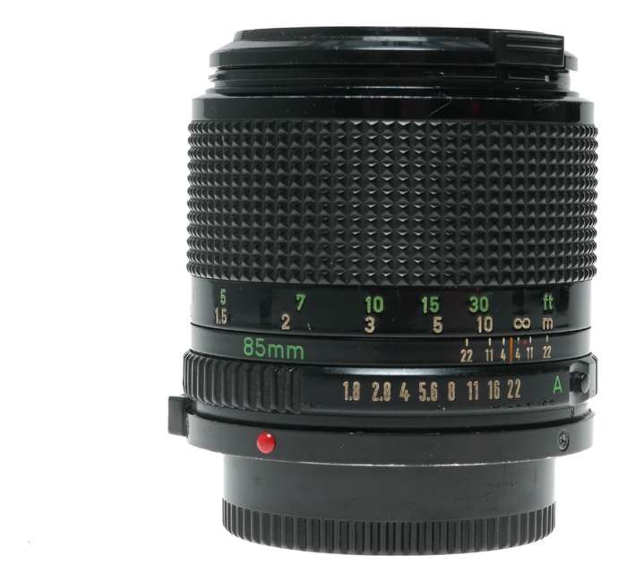 Canon FD 85mm 1:1.8 Portrait SLR Camera MF Telephoto Lens