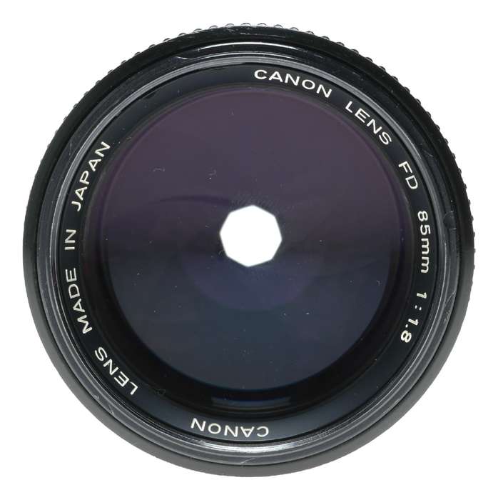 Canon FD 85mm 1:1.8 Portrait SLR Camera MF Telephoto Lens