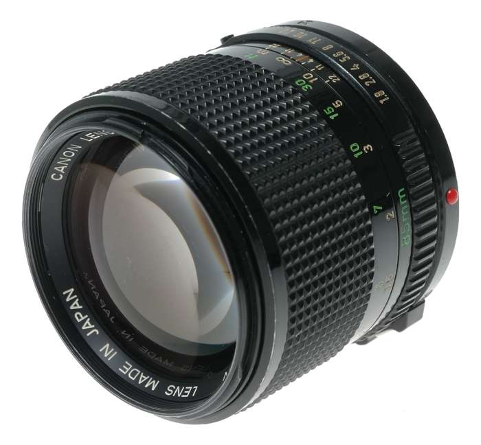 Canon FD 85mm 1:1.8 Portrait SLR Camera MF Telephoto Lens