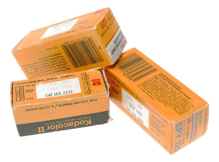 Kodak Kodacolor II C127 Film TP120 Black White Ektachrome 50 Tungsten