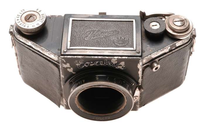 Ihagee Exakta Black medium format 120 film camera body