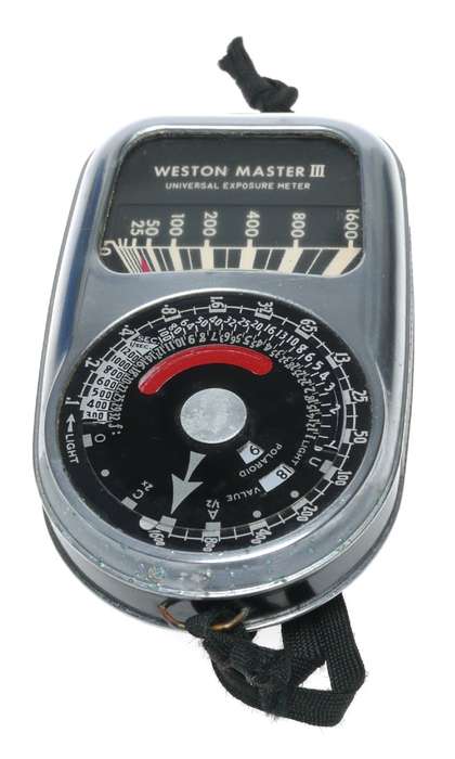 Weston Master II light meter Exposure steel vintage excellent