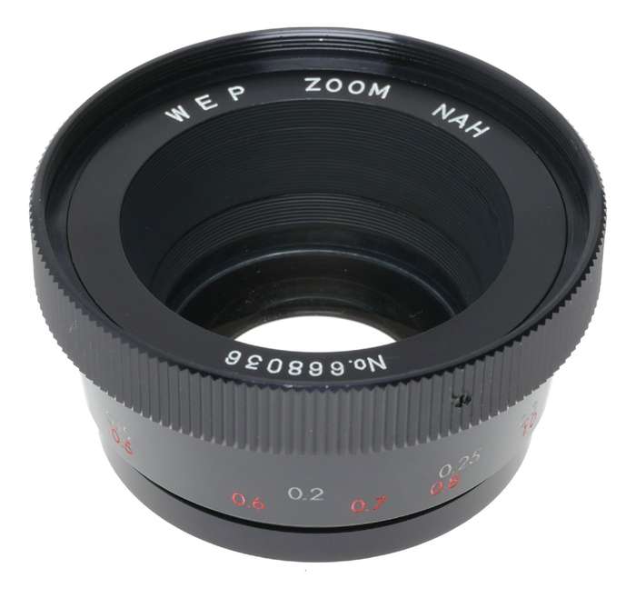 WEP Zoom NAH Camera lens adapter mint boxed cased vintage
