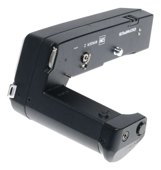Olympus OM Winder 2 SLR film camera motor grip vintage accessory