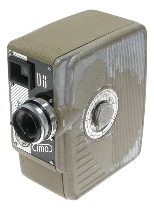 Cima D8 compact 8mm antique hand held motion picture film camera