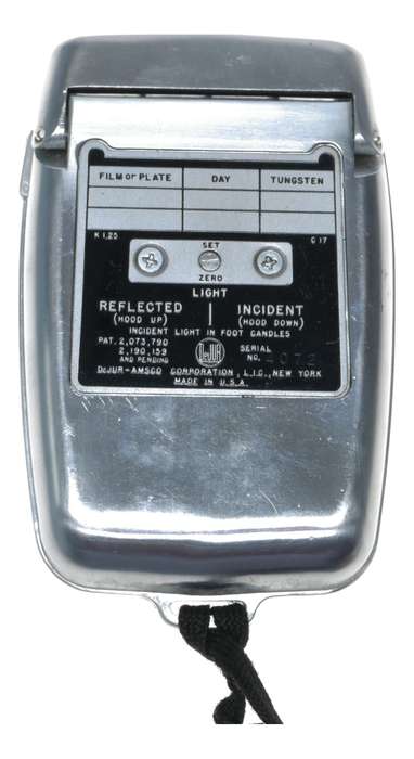 DeJur Light exposure meter vintage model AMSCO cased