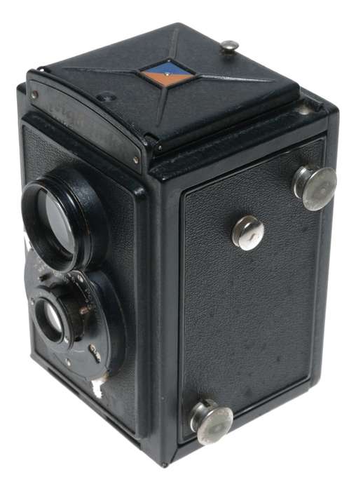 Voigtlander Brilliant Med. Format TLR 120 vintage film camera bakelite