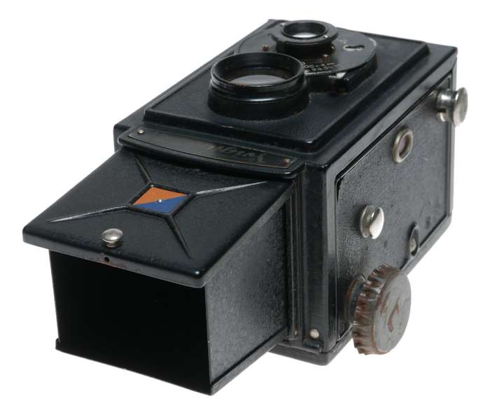 Voigtlander Brilliant Med. Format TLR 120 vintage film camera bakelite