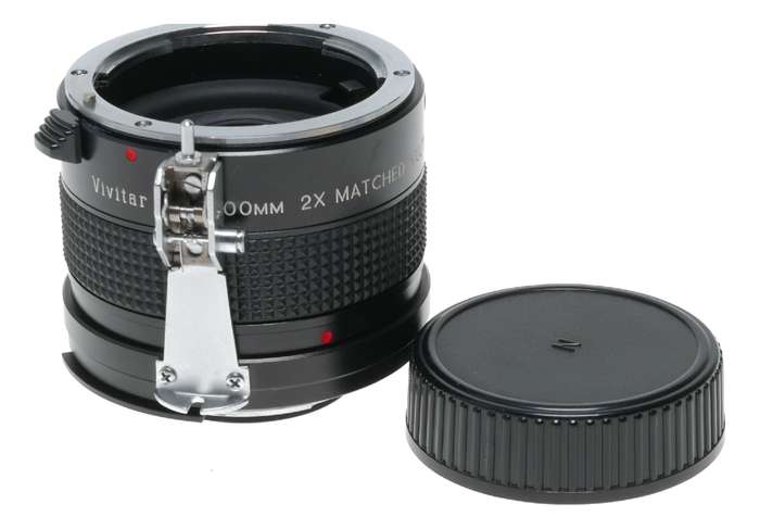 N/AI Nikon 100 Vivitar 2x matched Multiplier converter lens adapter