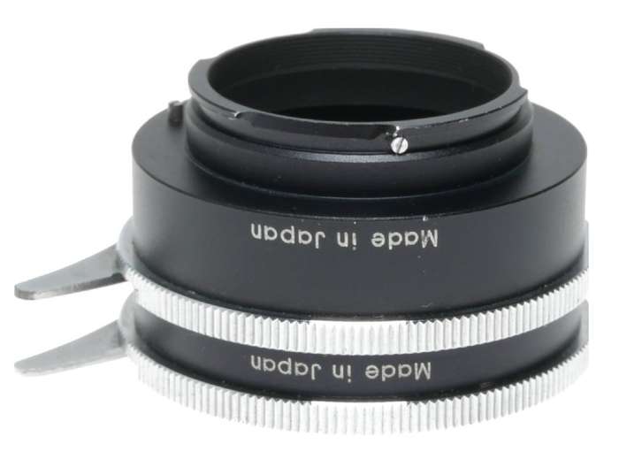 Topcon No.1 and No.2 lens adapter mount extension tube rings