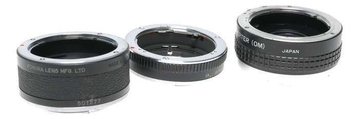 Auto 2x Teleconverter (OM) KOMURA lens adapter Olympus mount
