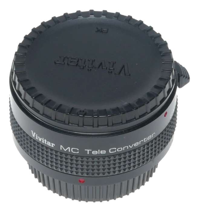 VIVITAR MC Teleconverter 2x-22 lens adapter mount doubler