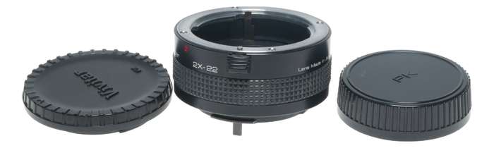 VIVITAR MC Teleconverter 2x-22 lens adapter mount doubler