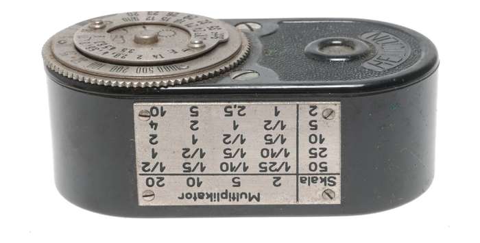 Helicon light exposure vintage meter Multiplikator Cased