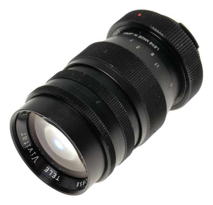 Tele Vivitar 1:3.5 f=135mm vintage film camera lens 3.5/135 mm