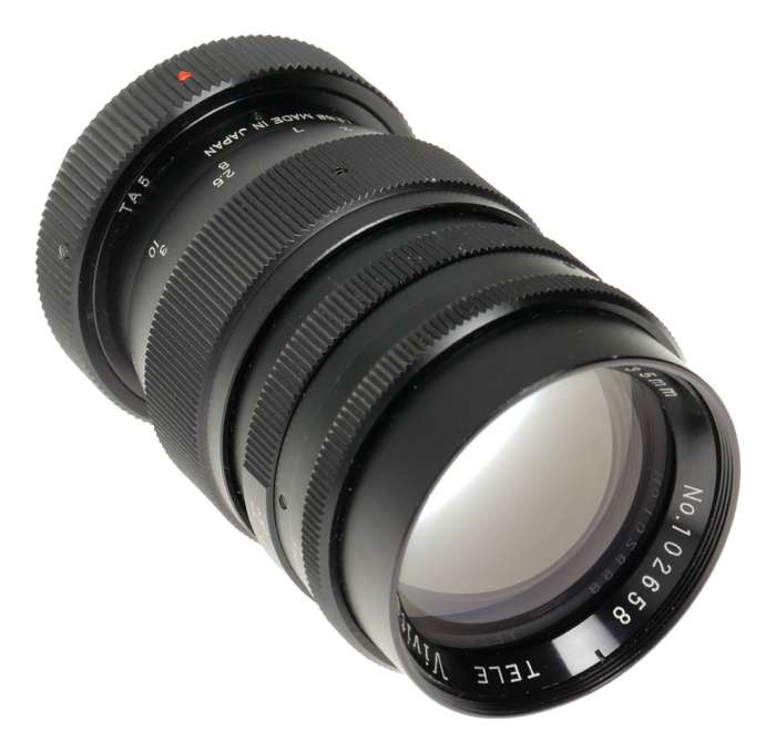Tele Vivitar 1:3.5 f=135mm vintage film camera lens 3.5/135 mm