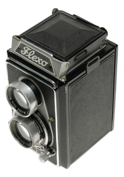 FLEXO TLR medium format film camera Ennagon 3.5/75 mm lens