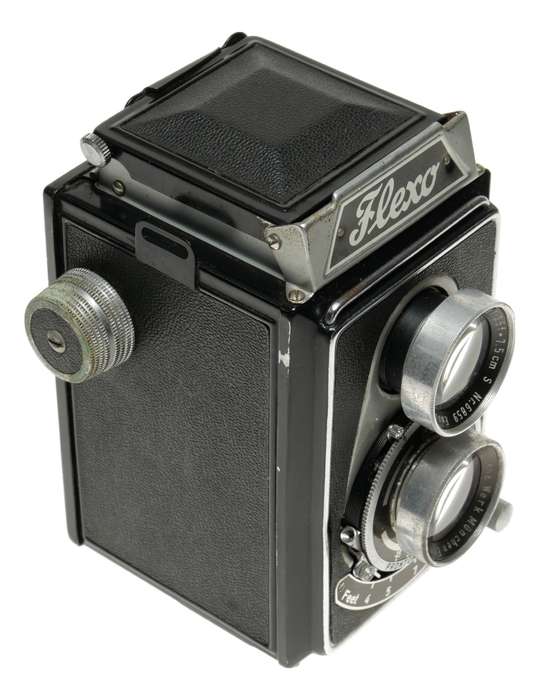 FLEXO TLR medium format film camera Ennagon 3.5/75 mm lens