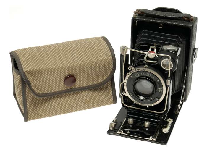 Zeiss Ikon Compur Dominar Anastigmat 4.5/120mm folding camera Bellows