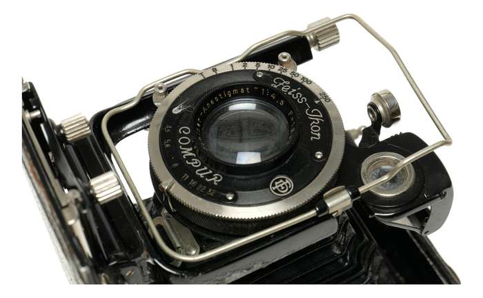 Zeiss Ikon Compur Dominar Anastigmat 4.5/120mm folding camera Bellows