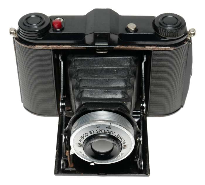 ANSCO B2 Speedex Junior Folding film camera 6x6 format vintage