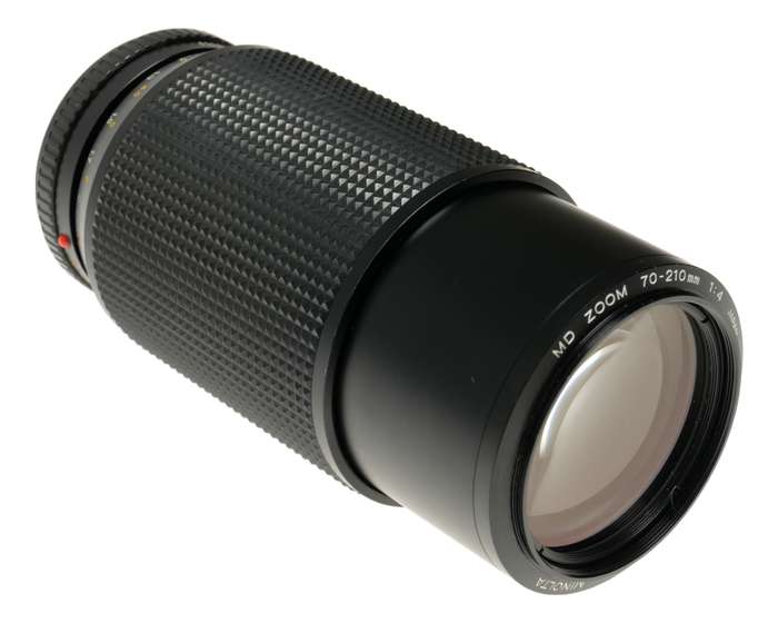 Minolta MD Zoom 70-210mm 1:4 SLR retro vintage optics