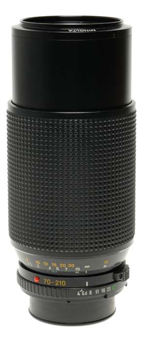 Minolta MD Zoom 70-210mm 1:4 SLR retro vintage optics