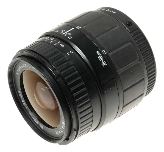 Sigma Zoom 28-80mm 1:3.5-5.6 Aspherical vintage SLR film lens
