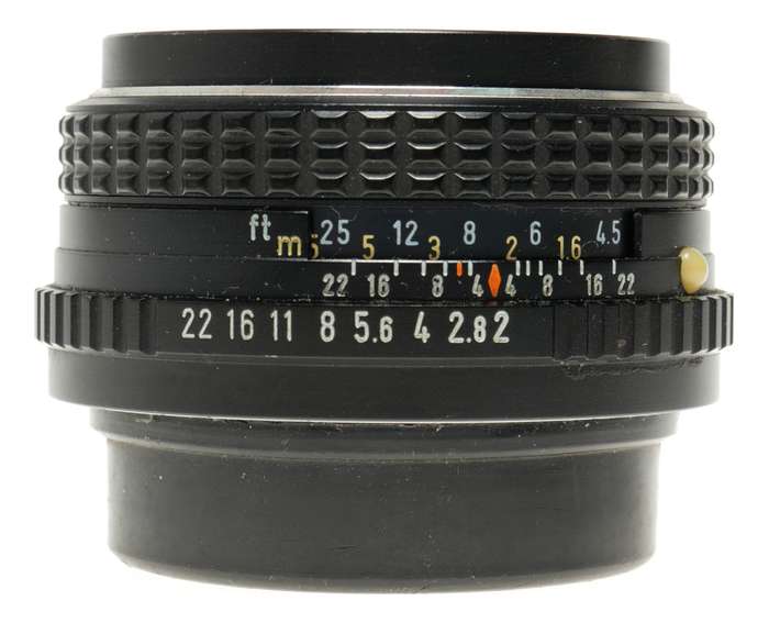 SMC Pentax-M 1:2 50mm Asahi 2/50 f/2 bayonet mount caps
