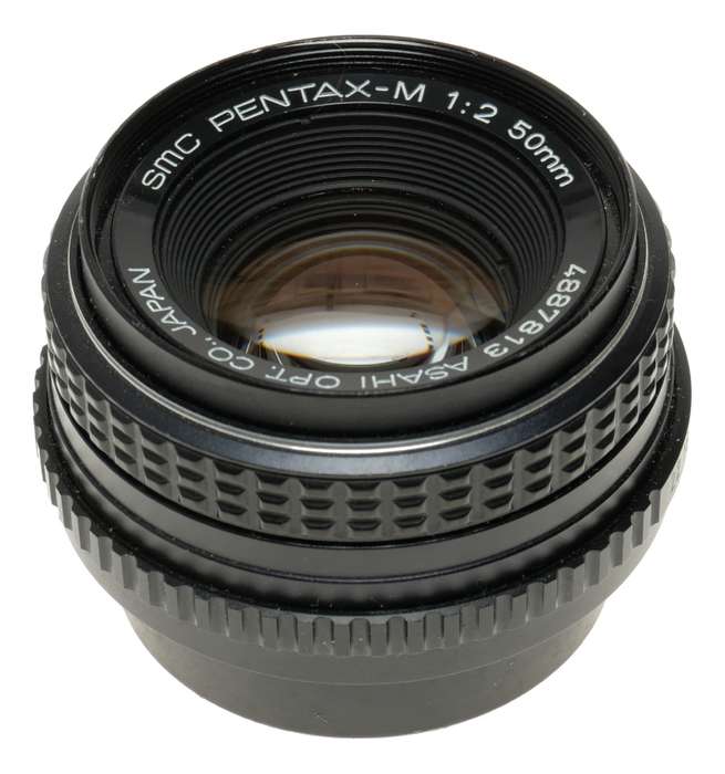 SMC Pentax-M 1:2 50mm Asahi 2/50 f/2 bayonet mount caps