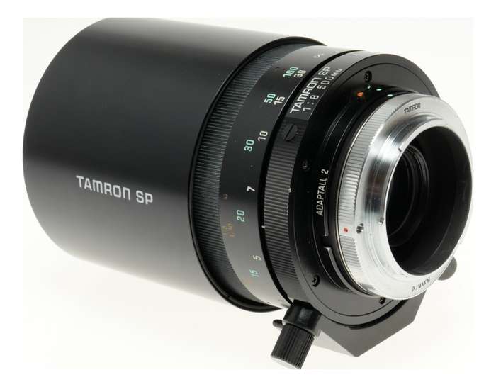 TAMRON SP mirror lens Tele Macro Minolta 1:8 500mm 8/500 mm f/8