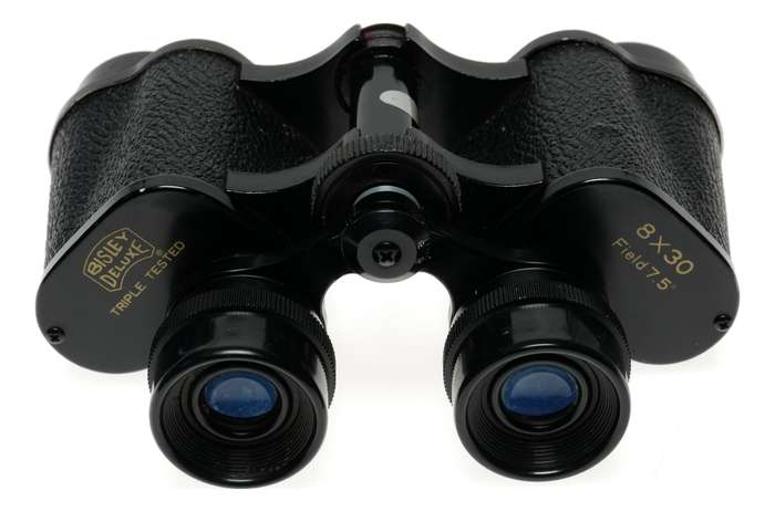 Bisley Delux 8x30 Binoculars cased caps strap complete set