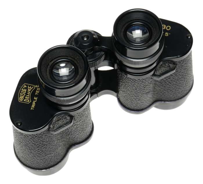 Bisley Delux 8x30 Binoculars cased caps strap complete set
