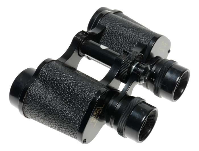 Bisley Delux 8x30 Binoculars cased caps strap complete set