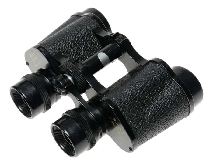 Bisley Delux 8x30 Binoculars cased caps strap complete set