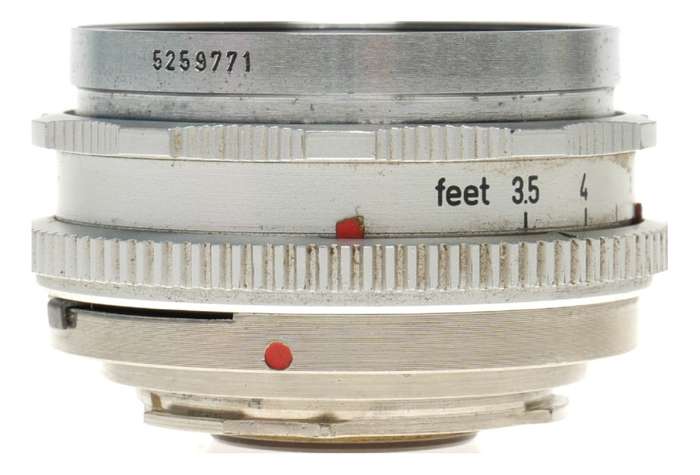 Voigtlander Color-Skopar X 1:2.8/50 SLR camera lens chrome