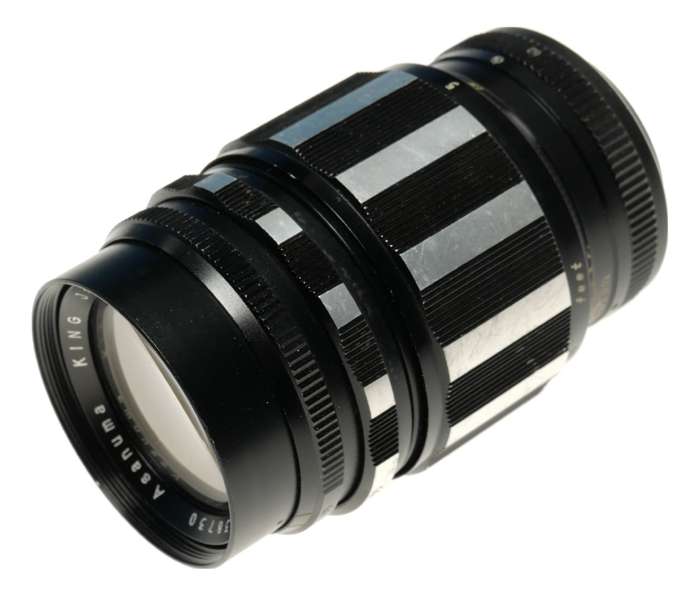 Asanuma King f=135mm 1:3.5 Tele lens 42mm screw mount