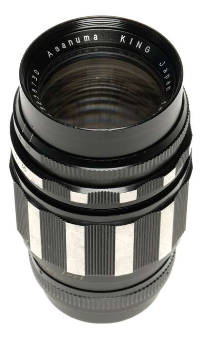 Asanuma King f=135mm 1:3.5 Tele lens 42mm screw mount