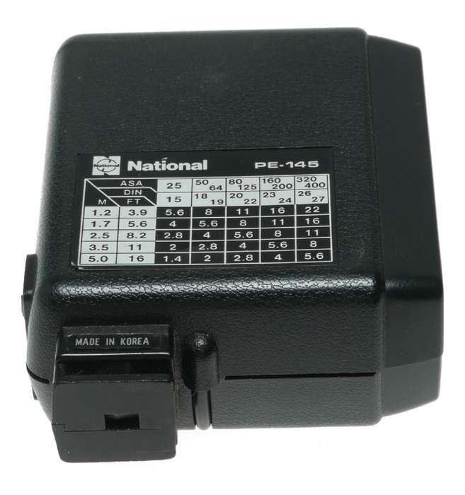 National PE-145 Shoe Mount Compact Camera Electronic Flash
