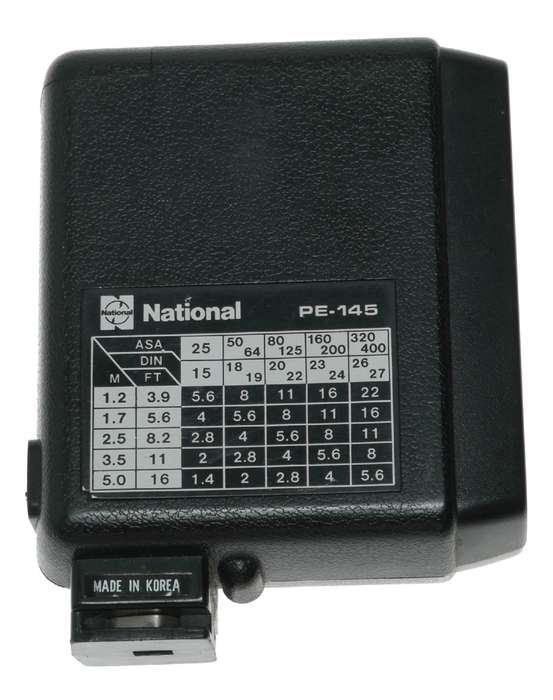 National PE-145 Shoe Mount Compact Camera Electronic Flash