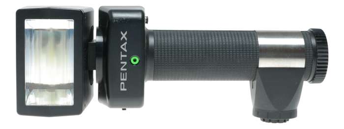 Pentax AF400T automatic electronic flash unit ac adapter II manual accessories