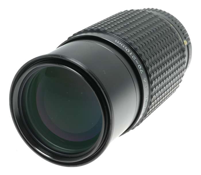 SMC Pentax-A Zoom 70-210mm macro lens fits classic 35mm film SLR camera