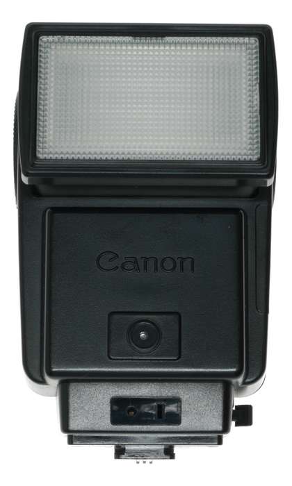 Canon Speedlite 199A hot shoe tilt head film camera flash unit pouch manual