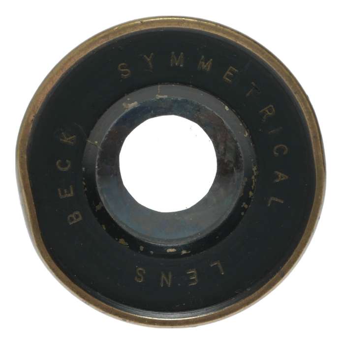 Beck Symmetrical f8 antique brass lens with internal aperture