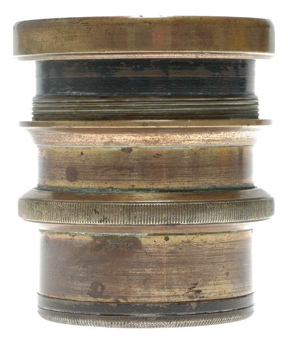Beck Symmetrical f8 antique brass lens with internal aperture