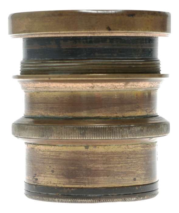 Beck Symmetrical f8 antique brass lens with internal aperture